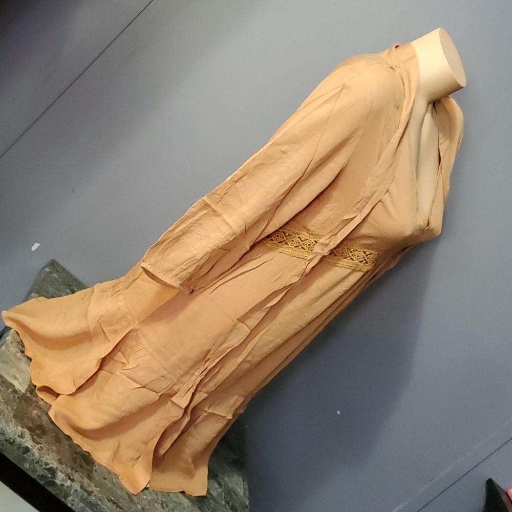 CLEARANCE Adorable BOHO Milk Chocolate Dress - Picture 7 of 13